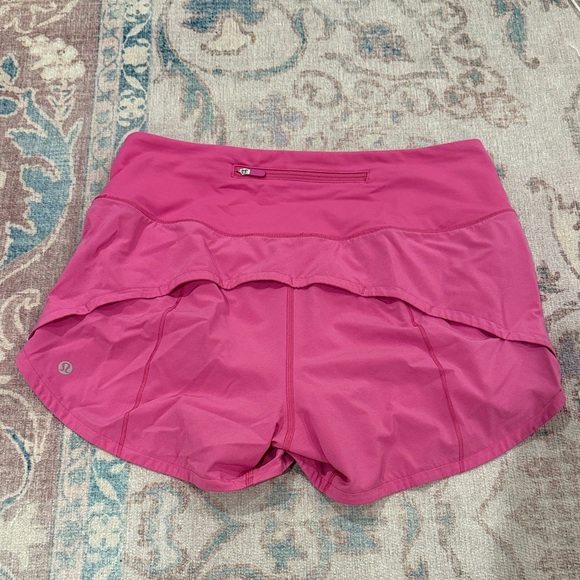 Women's Sonic Pink Speed Up High-Rise 4” shorts - Picture 2 of 4